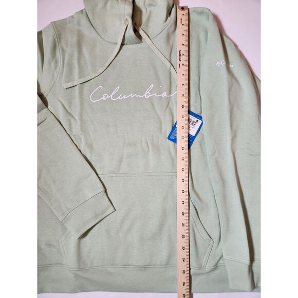 Columbia Trek Graphic Hoodie Women’s XL Light Green Pullover Sweatshirt NWT - Picture 4 of 5